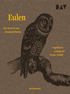 cover image of Eulen. Ein Portrait--Naturkunden, Band 9